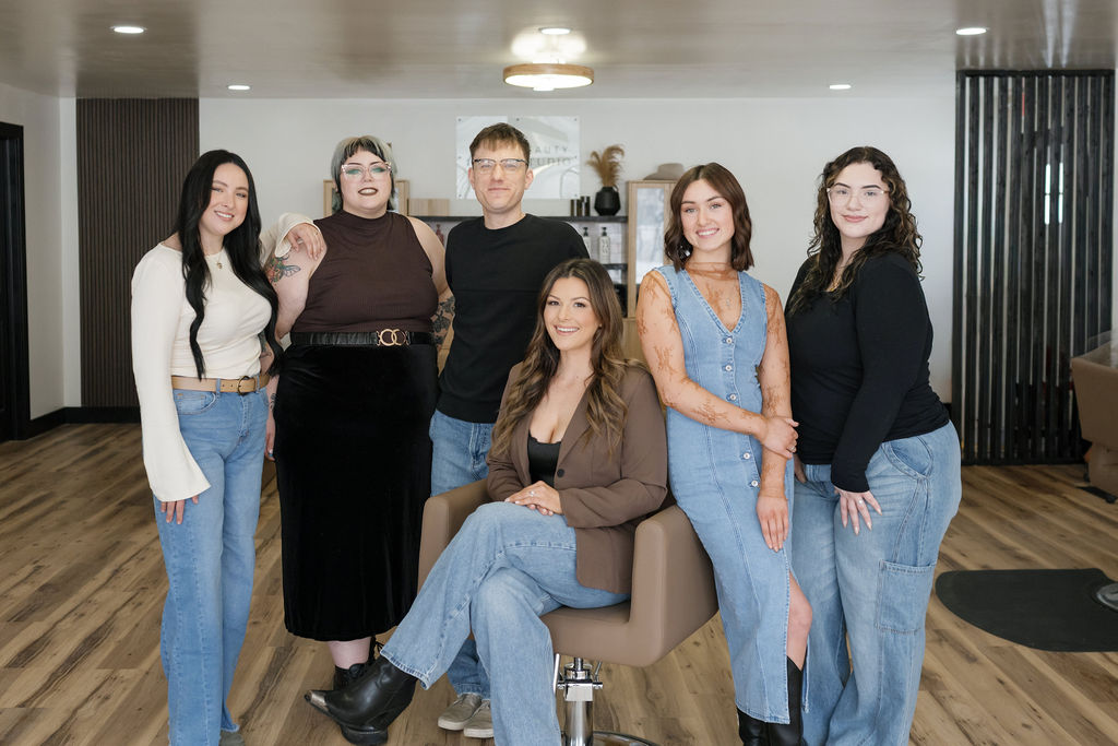 The Fringe Beauty Studio team in the Hamburg, NY salon